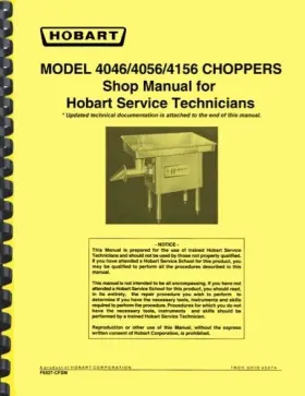 4046 HOBART Chopper Service Manual