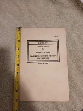 EW-97 HOBART Technical Manual Instruction Engine Arc Welder #2