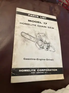 22946 HOMELITE Chainsaw Operators Manual