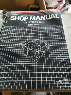EB6500 HONDA Generator Service Repair Supplement Manual