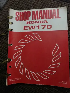 EXW171S HONDA Generator Manual