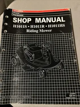H1011HS HONDA Generator Service Repair Manual Copy