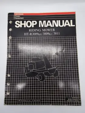 HT-R3009 HONDA Riding Lawn Mower Service Repair Manual