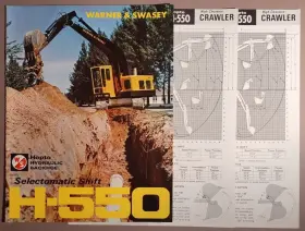 H-550 HOPTO Warner Swasey Backhoe Catalog Brochure