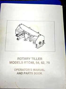RTC48 HOWSE Rotary Tiller Operators