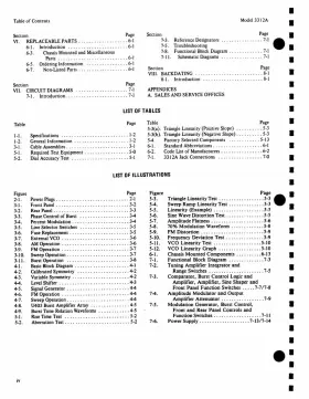 3312A HP Function Generator Operating Service Manual #3
