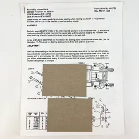042721 HUSTLER Flotation Manual Mower Kit