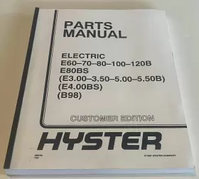 120B HYSTER Forklift Manual Electric