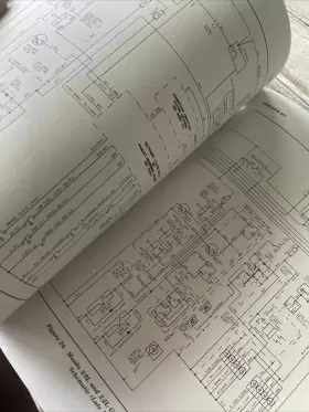 1483161 HYSTER Forklift Schematic Manual Service Book #3
