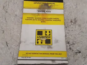 4074892 HYSTER Operating Manual