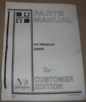 599592 HYSTER Forklift Telehandler Manual Book Catalog