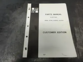599708 HYSTER Electric Forklift Manual