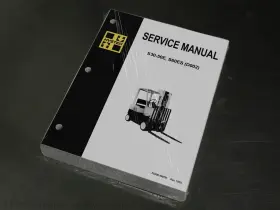 599761 HYSTER Spacesaver Forklift Service Manual Repair Book