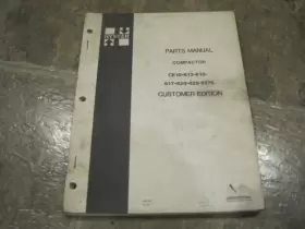 599776 HYSTER Roller Compactor Manual Catalog Book