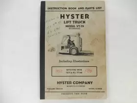 671H-2M-549 HYSTER Instruction Book Lift
