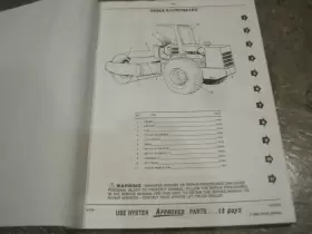852422 HYSTER Roller Compactor Manual Catalog Book #2