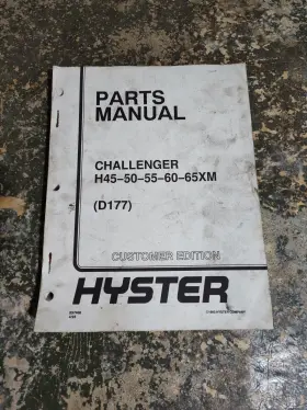 897468 HYSTER Challenger Forklift Manual
