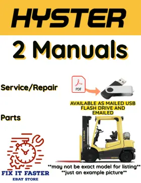A20XL HYSTER Forklift Service Repair Manual Pdf Usb