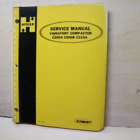 C210A HYSTER Compactor Roller Repair Service Manual