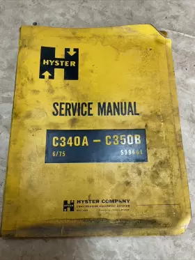 C340A HYSTER Compactor Service Manual
