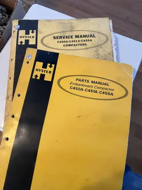 C455A HYSTER Service Manual Book