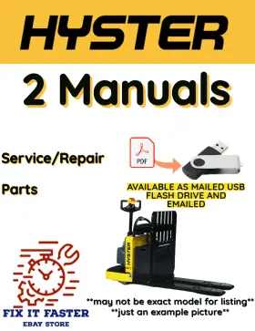C80Z HYSTER Pallet Service Repair Manual Pdf Usb