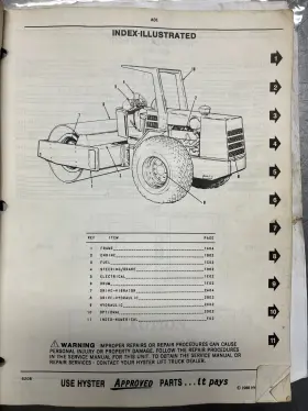 C832B HYSTER Compactor Roller Manual #3