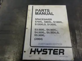 D004 HYSTER Spacesaver Forklift Manual