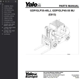 GLP35-40LJ HYSTER Yale Gdp Mj Forklift Catalog Manual Pdf