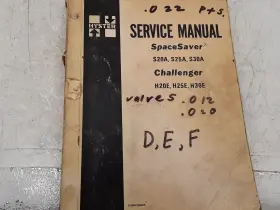 H20-30E HYSTER Service Manual Spacrsaver Challenger