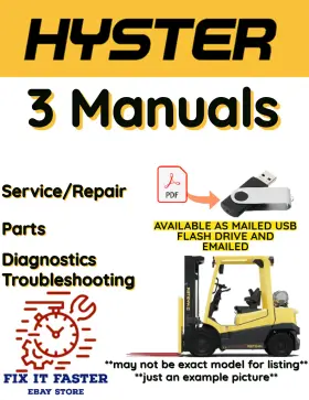 H4.0FT5 HYSTER Forklift Service Repair Diagnostic Manual Pdf