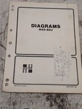 H40-60J HYSTER Diagrams