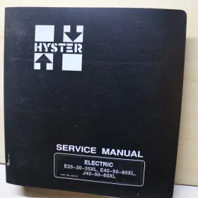 J40XL HYSTER Forklift Service Manual