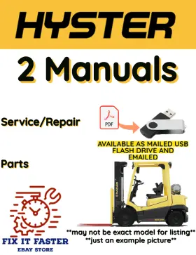 N30ZDRS2 HYSTER Forklift Service Repair Manual Pdf Usb