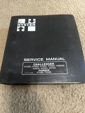 P200B HYSTER Gas Forklift Service Repair Manual