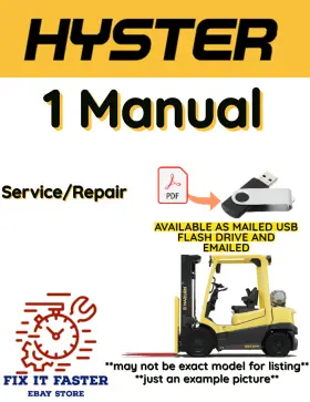 RS46-38L HYSTER Forklift Service Repair Manual Pdf Usb