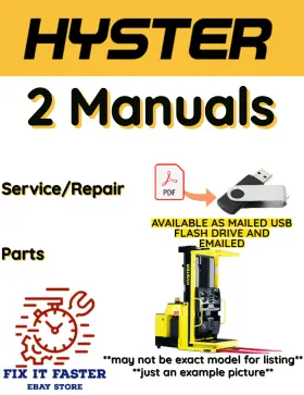 V40XMU HYSTER Forklift Picker Service Repair Manual Pdf Usb