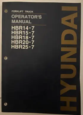 HBR25-7 HYUNDAI Op Manual