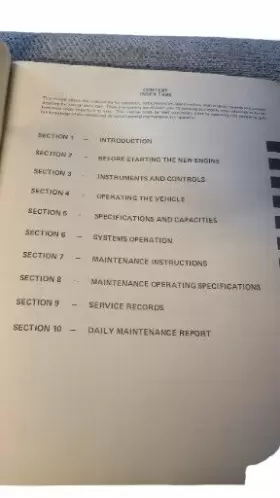 171549 I-H ENGINES Diesel Operation Manual Book #3