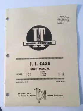 1175 I-T Service Repair Manual Tractor