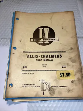 AC-29 I-T Manual Allis Chalmers