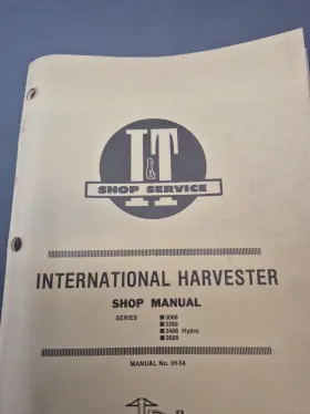 IH54 I-T Service International Hydro Repair Manual