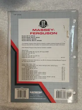 MF-202 I-T Massey Ferguson Service Manual Tractors #2