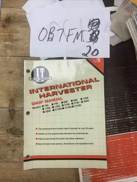 IH32 I-T SHOP SERVICE Manual