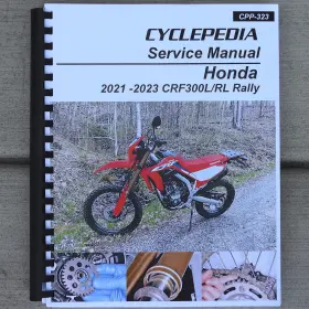 CPP-323 I5MOTORCYCLE Service Repair Manual Honda Crf Rally