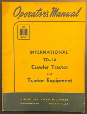 1019003R1 International Crawler Tractor Operators Manual