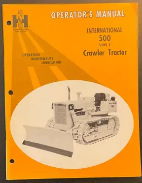 1090122R1 International Crawler Tractor Operators