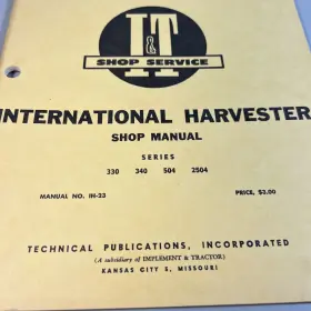 2504 International Tractor Service Repair Manual #2