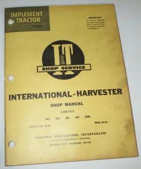 2606 International Tractor Service Manual