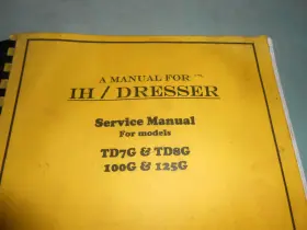 125G IH / DRESSER Service Manual Finney Pgs #2